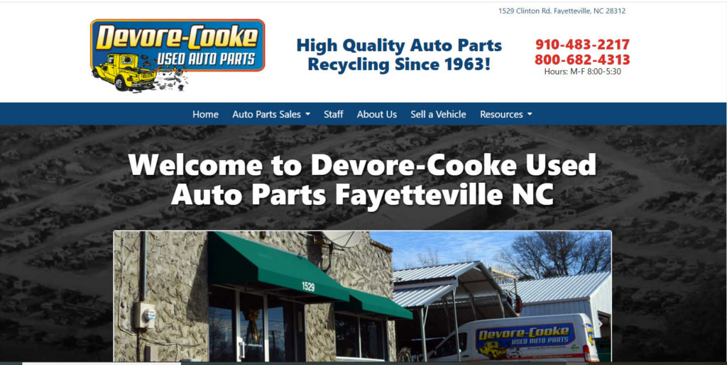 Devore-Cooke Used Auto Parts Fayetteville Logo